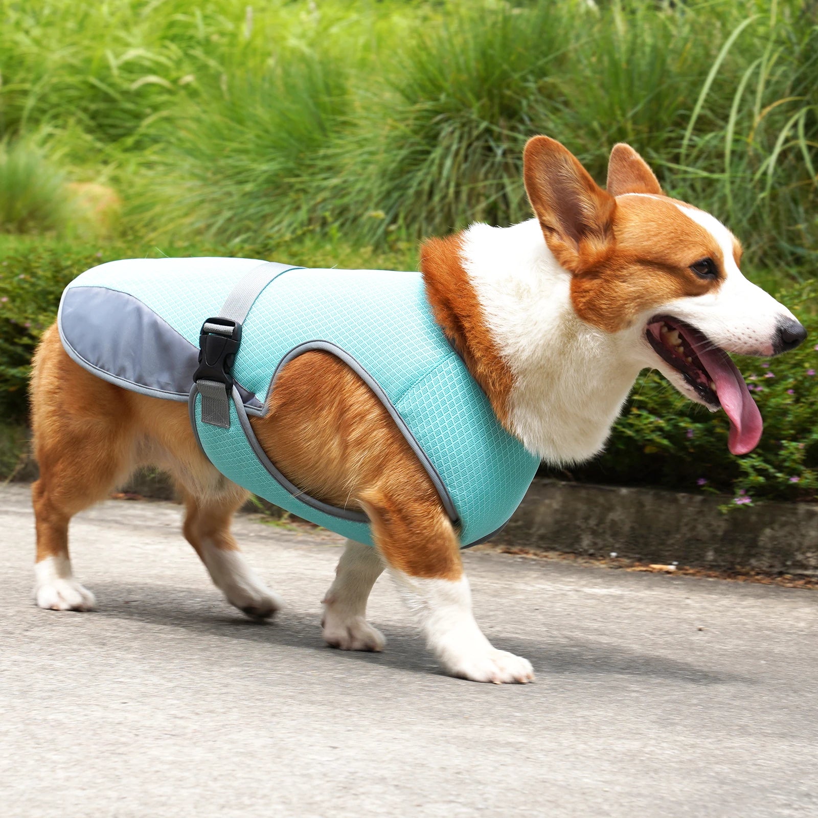 Cooling Vest - Breathable Dog Vest for Hot Summer Days - Adjustable & Lightweight Cooling Jacket with Reflective Strips